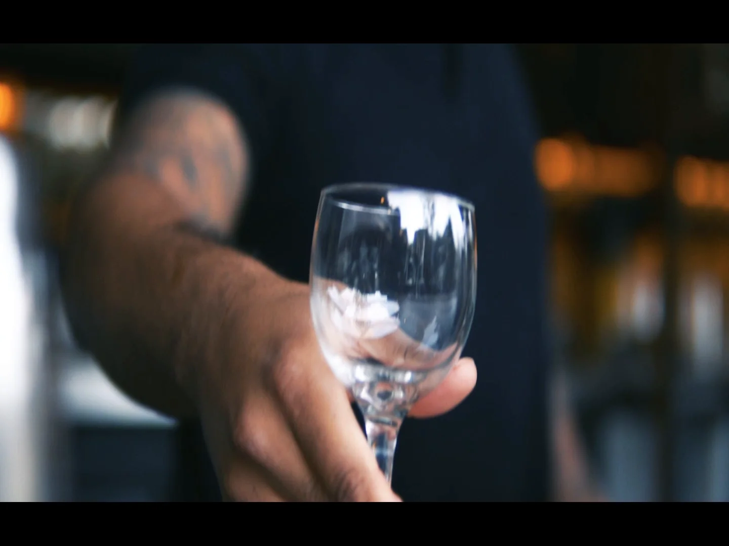 Glassware detail in the Ketner EX film.
